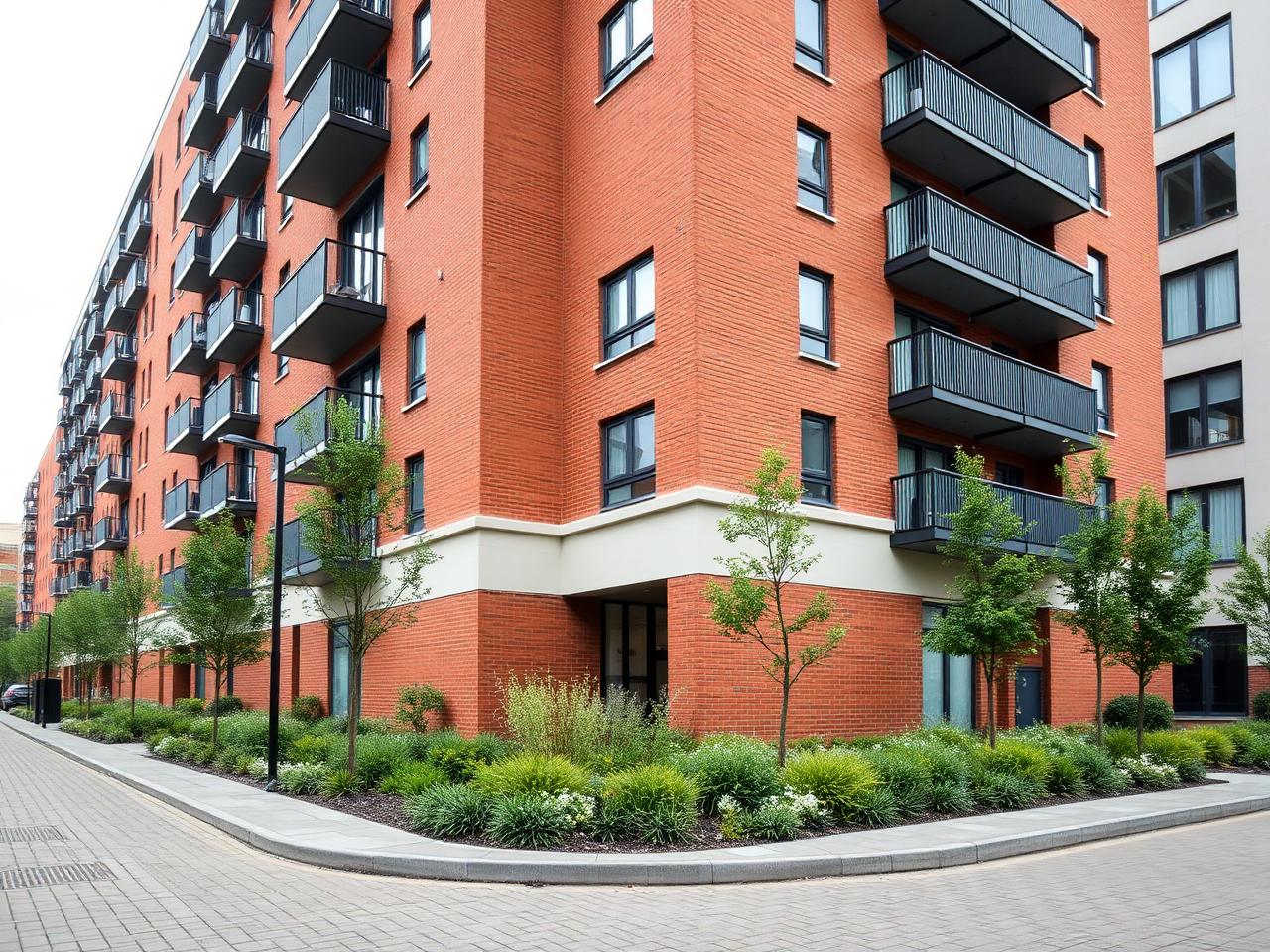 Modern London residential apartment development of the type East Valley Properties tenders to manage for RMCs, RTM companies and freeholders