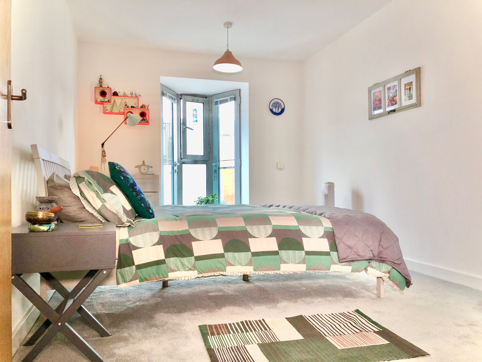 Spacious bedroom interior in managed rental property Romford